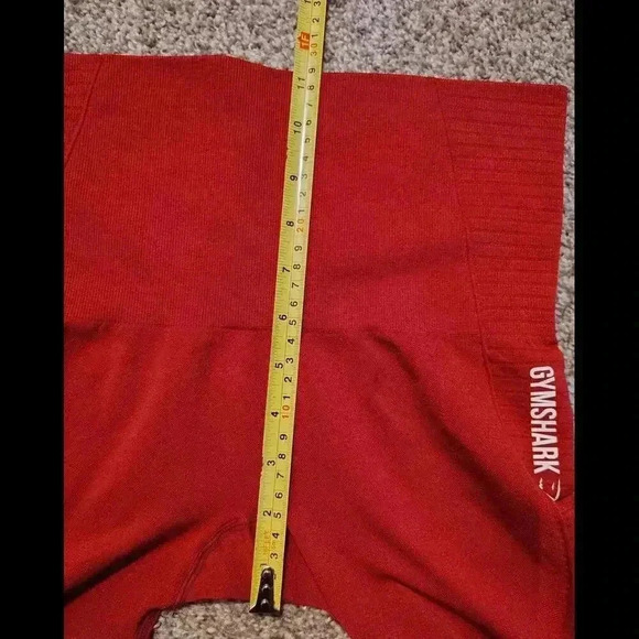 Gymshark High-Waisted Capris - Deep Pink Fitness Leggings - Picture 7 of 7